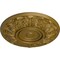 Ekena Millwork Whitman Ceiling Medallion (For Canopies up to 3 3/4"), Hand-Painted Gold, 13"OD x 1 3/8"P CM13WHGLS - alternate 4